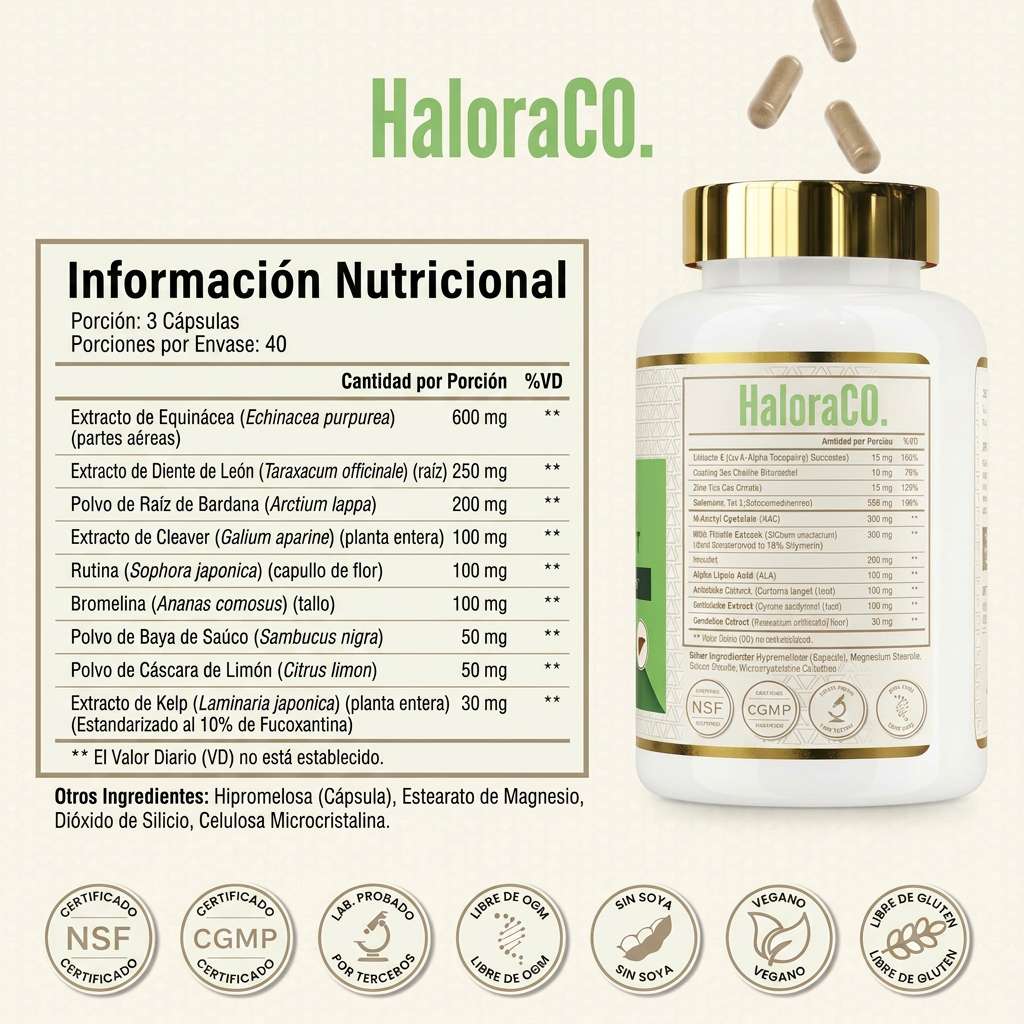 HaloraCO Crown Limpieza de Hígado