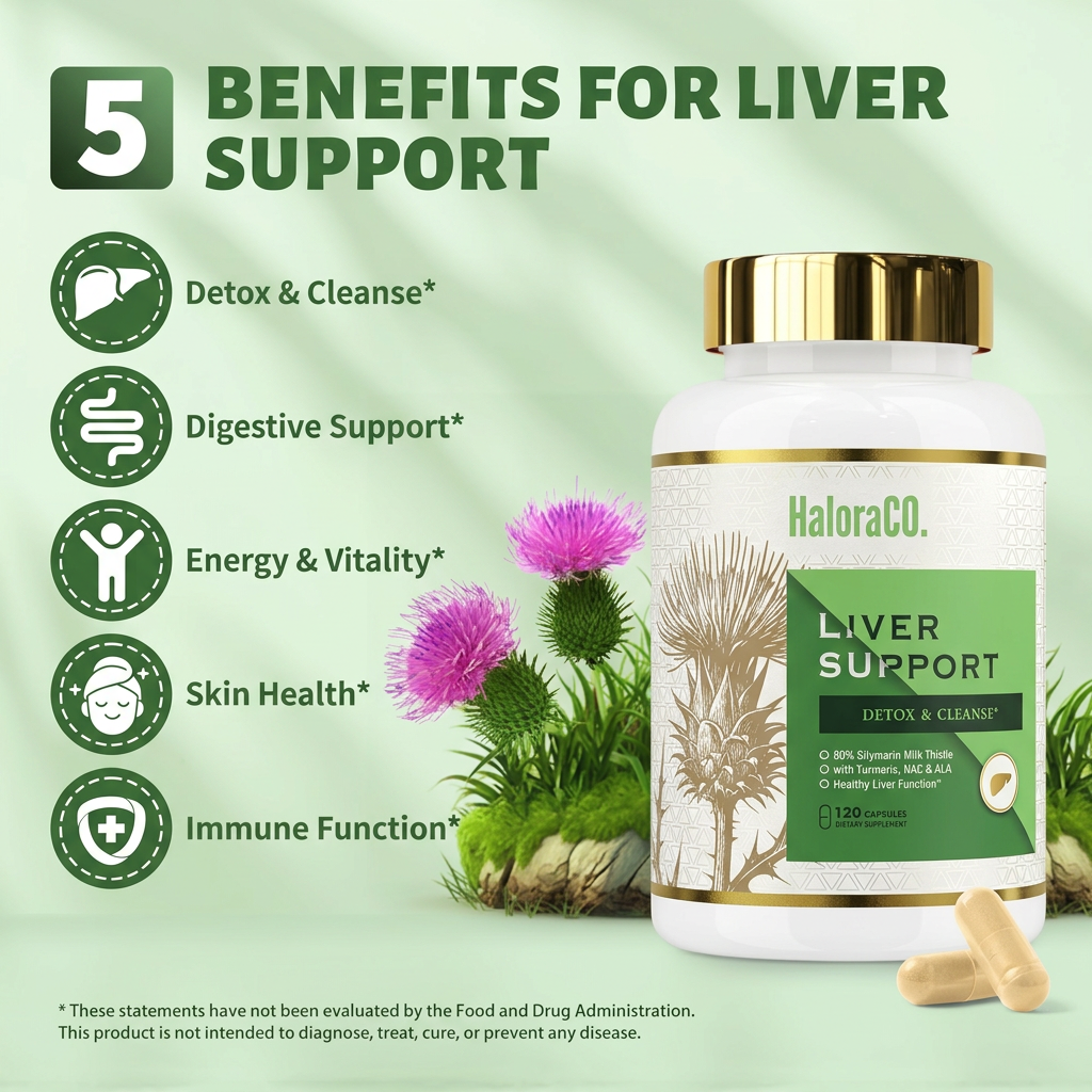 HaloraCO Liver Cleanse Detox, Repair & Support