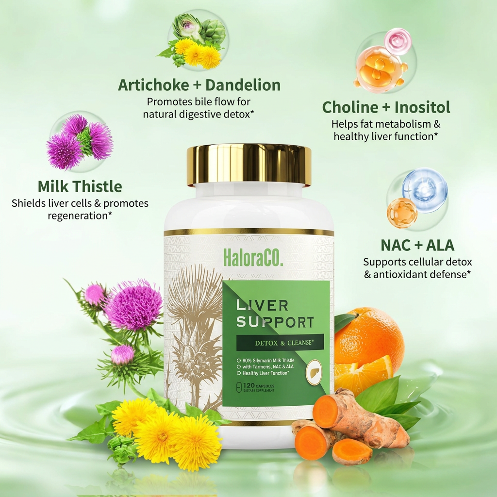 HaloraCO Liver Cleanse Detox, Repair & Support