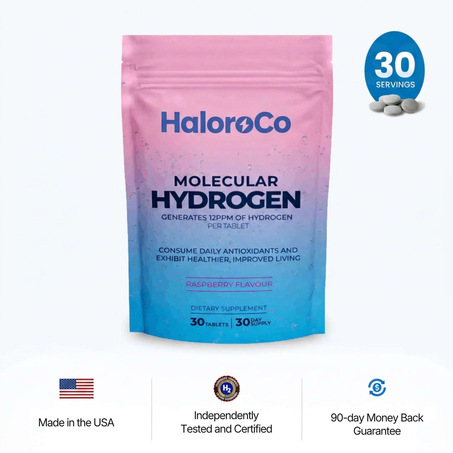 HaloraCo Molecular Hydrogen Tablets